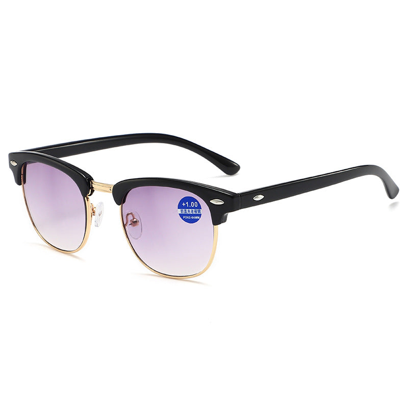 Progressive dual-light reading glasses