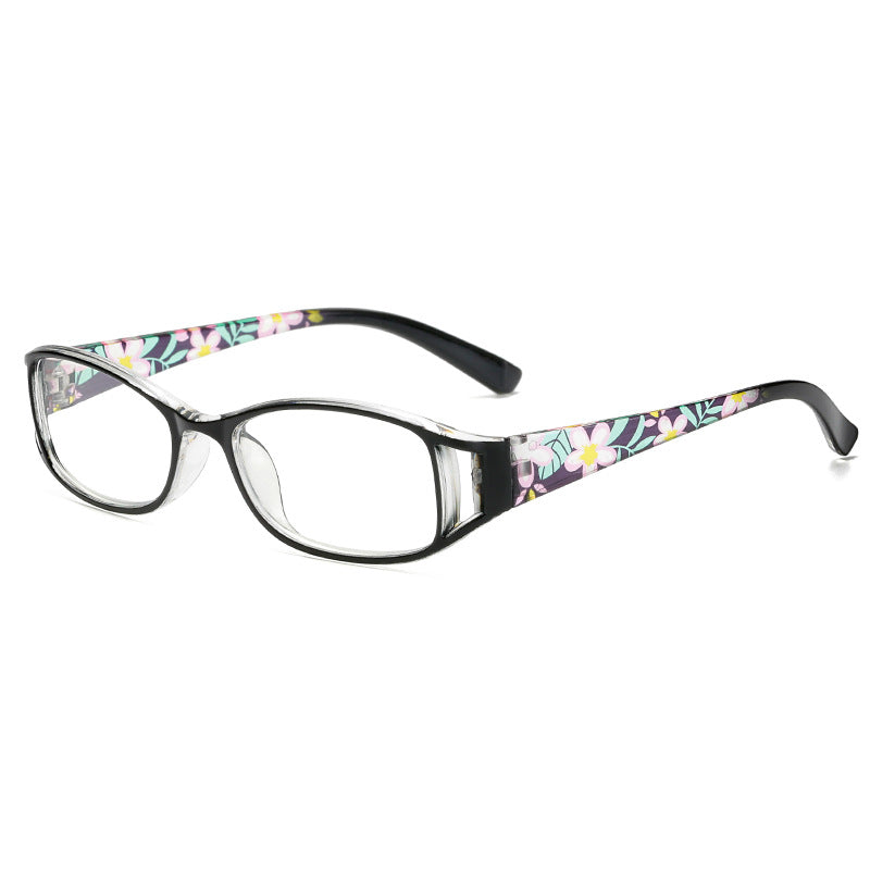 Printed folding anti-blue light reading glasses