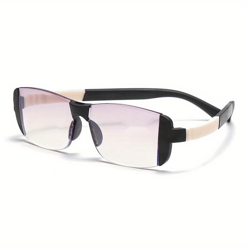 Anti-blu-ray anti-shatter reading glasses