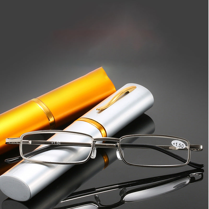 Portable anti-blue light reading glasses
