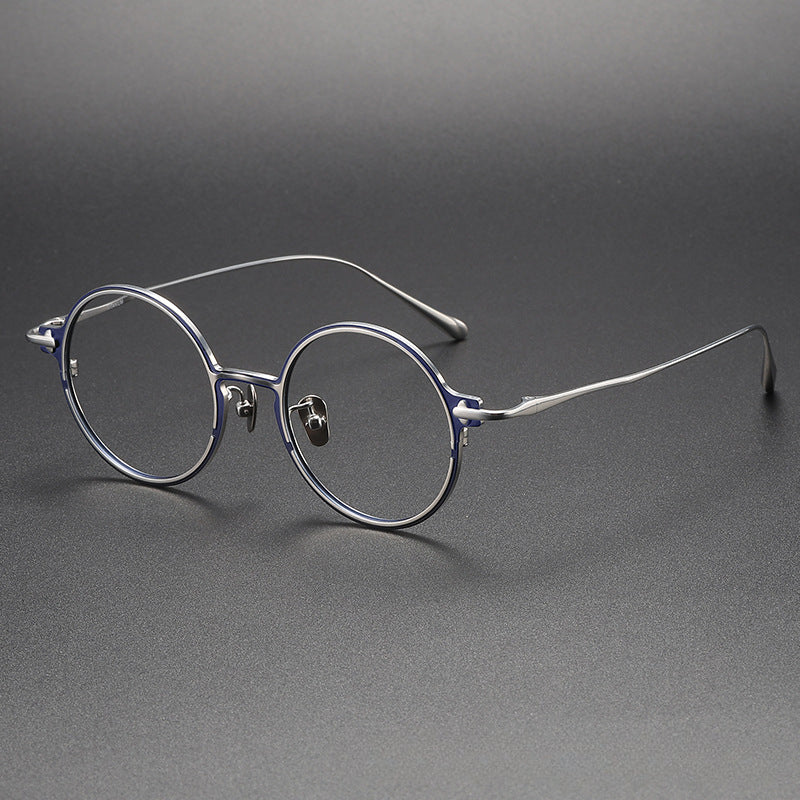 Titanium Vintage Round Eyeglasses Frames PHI