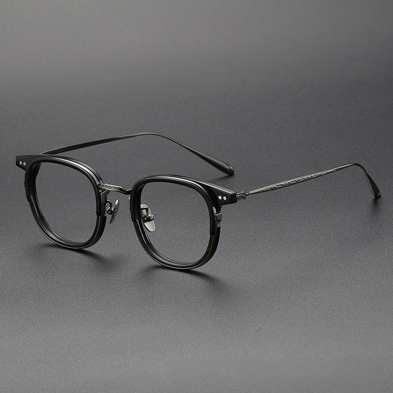Elior Titanium Vintage Square Eyeglasses Frames