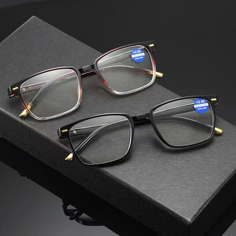 Anti-blue light presbyopia glasses