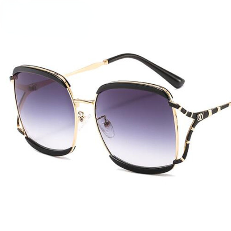 Luxury Brand Square Oversized Sunglasses