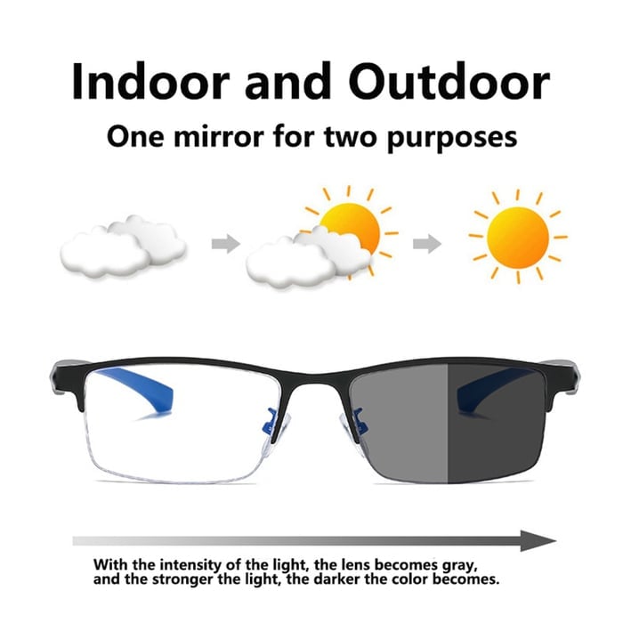 Shockproof impact-resistant reading glasses