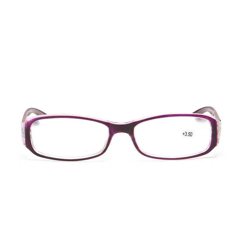 Spring hinge reading glasses