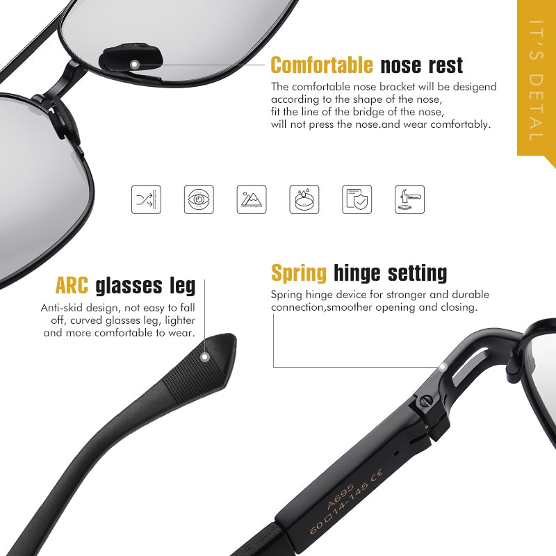 UV400 Protection Driving Sun Glasses