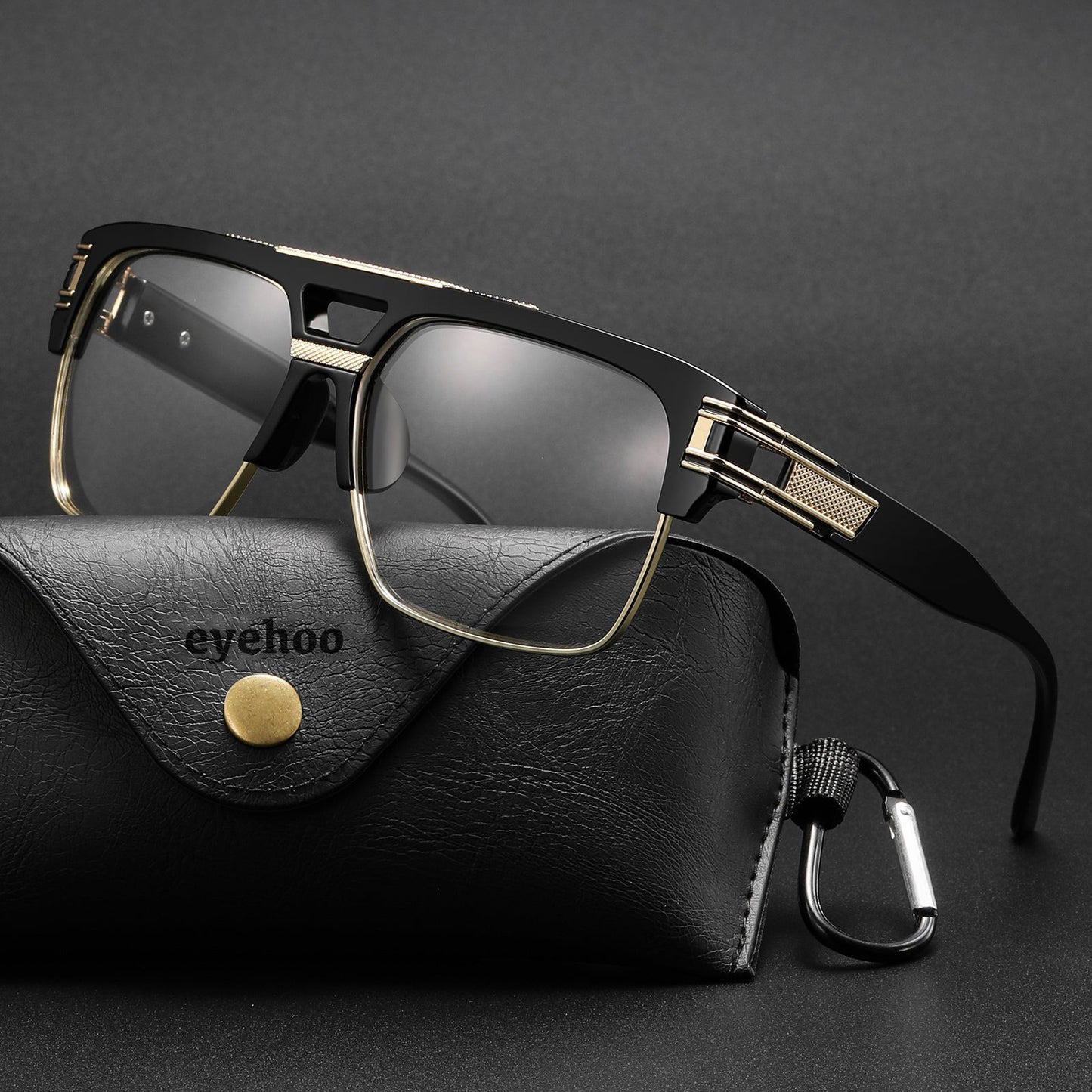 Luxury Squre Metal Eye Glasses Frame