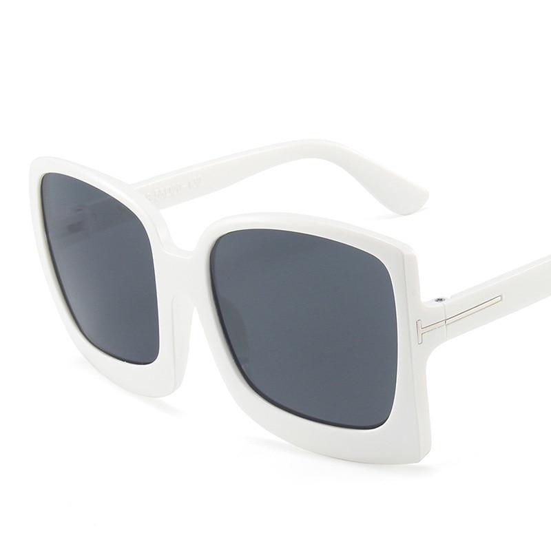 Fashion Square Big Frame Vintage Retro Sunglasses