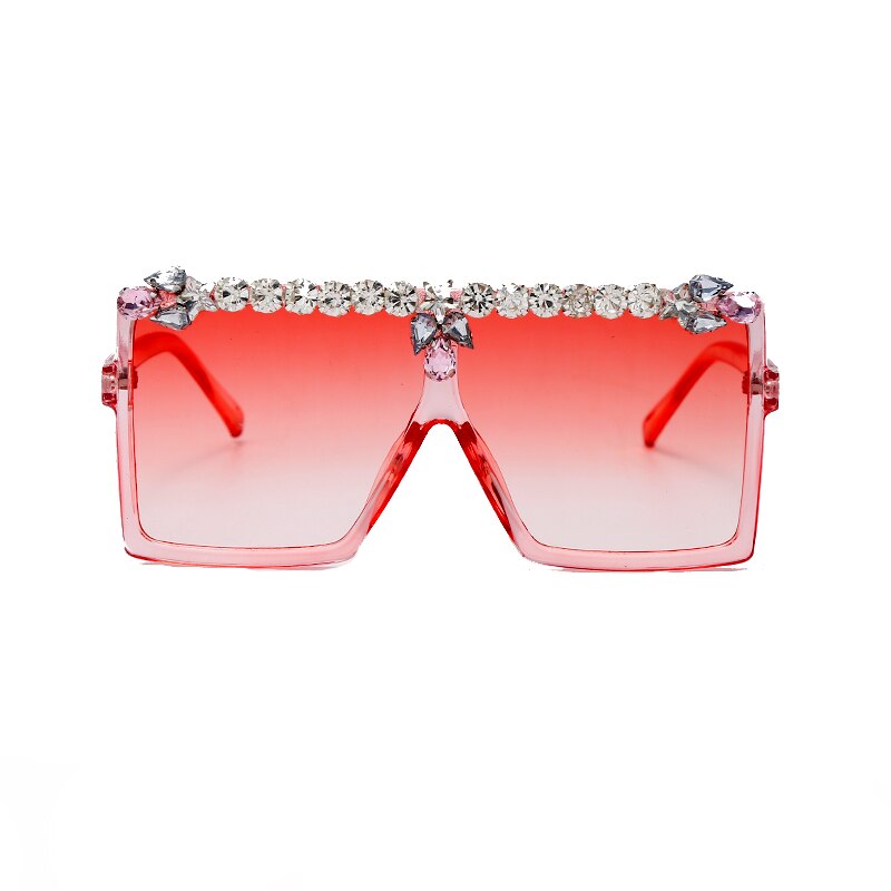 Punk Diamond Rhinestone Eyeglasses UV400