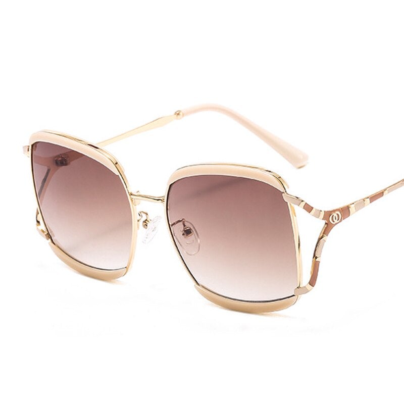 Luxury Brand Square Oversized Sunglasses