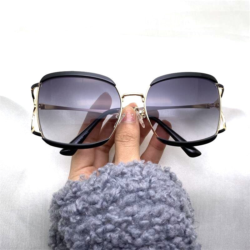 Luxury Brand Square Oversized Sunglasses