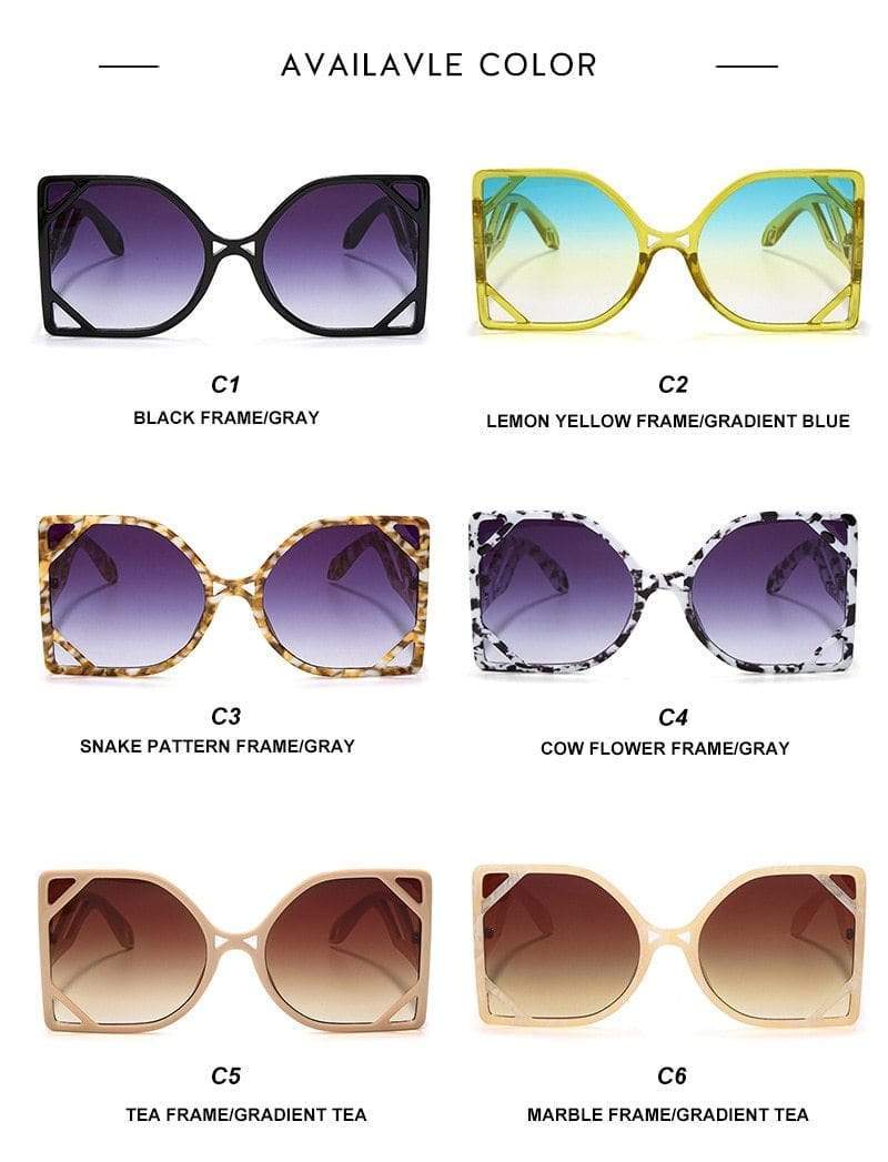 Oversized Square Luxury Sunglasses