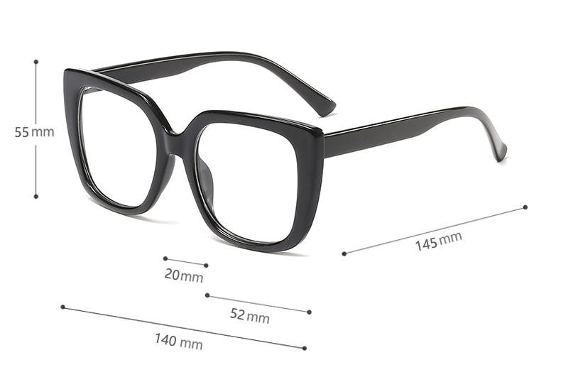 New black Square glasses