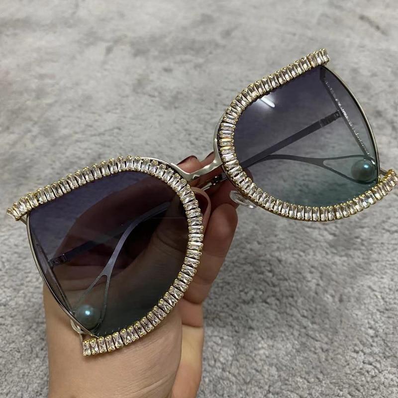 Luxury Half Frame Brand Designer Glasses