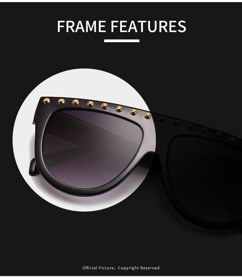 Luxury Oversized diamond sunglasses