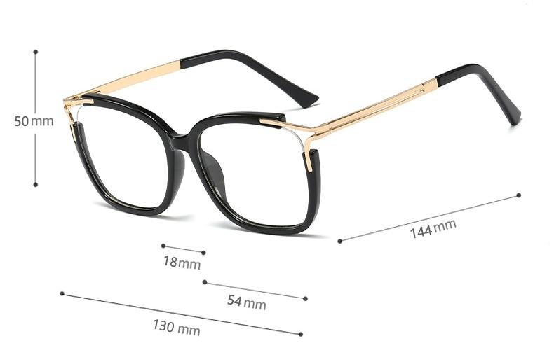 Eyeglasses Square glasses Optical glasses