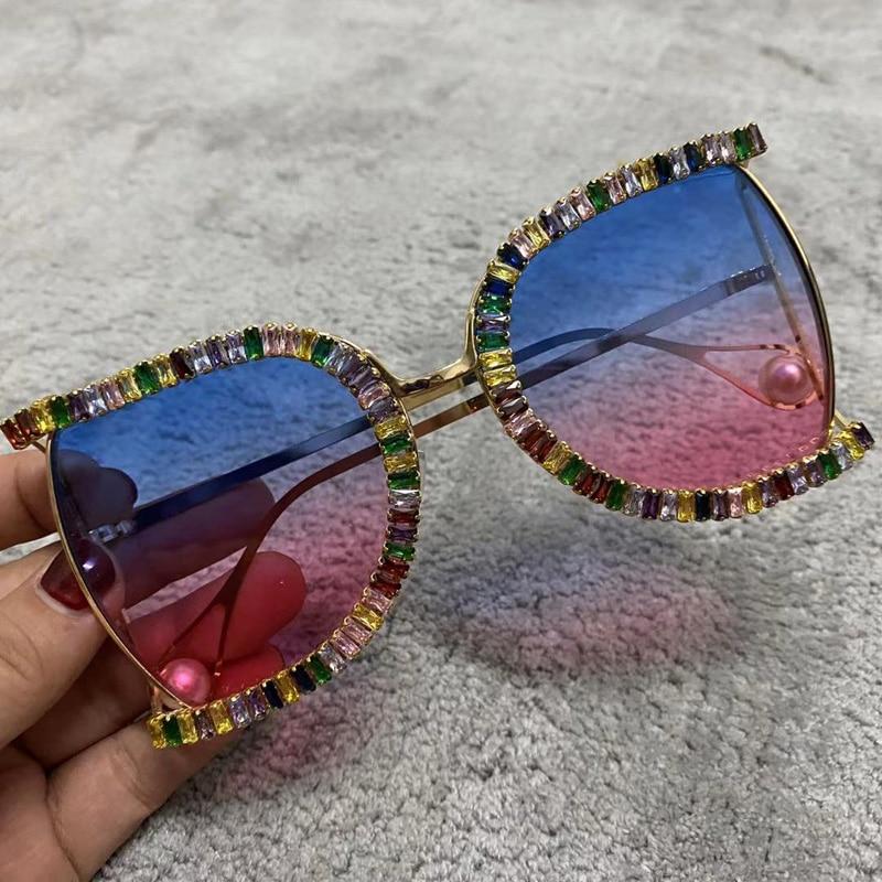 Luxury Half Frame Brand Designer Glasses