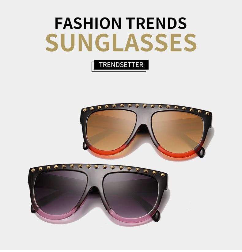 Luxury Oversized diamond sunglasses