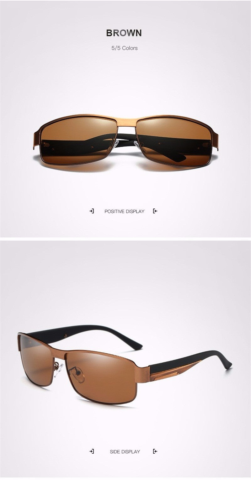Alloy Frame Polarized Sunglasses
