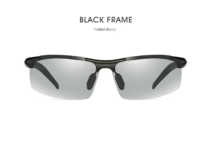 Aluminum Rimless Photochromic Sunglasses