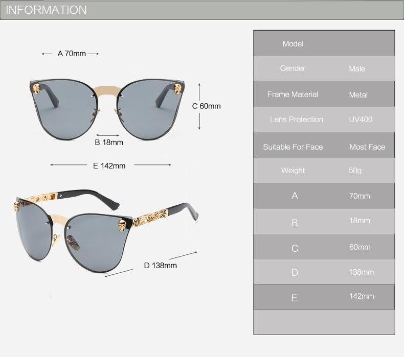 Unisex Cat Eye Sun Glasses