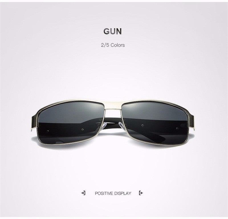 Alloy Frame Polarized Sunglasses