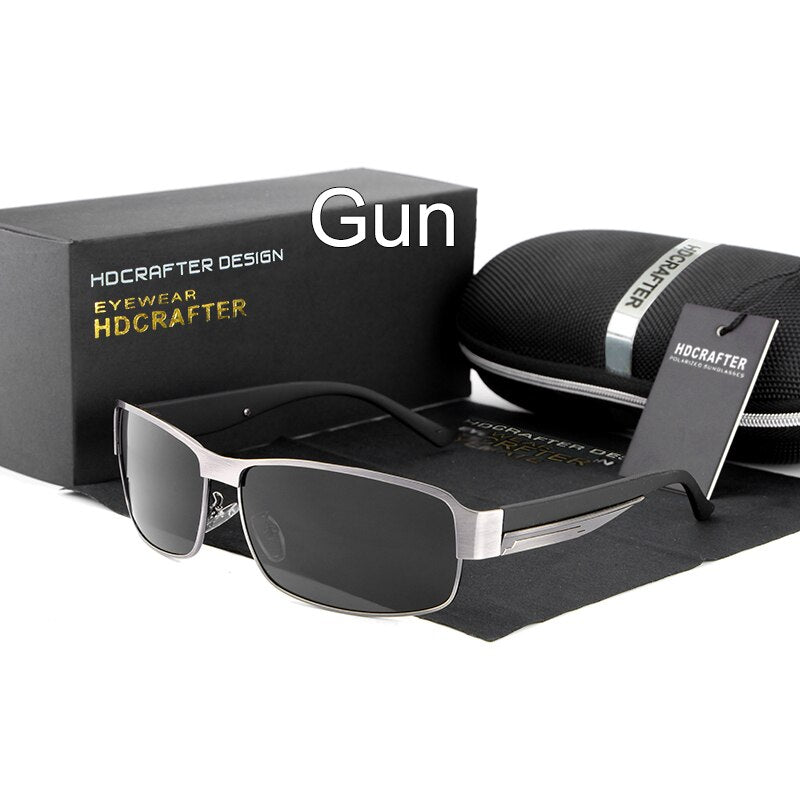 Alloy Frame Polarized Sunglasses