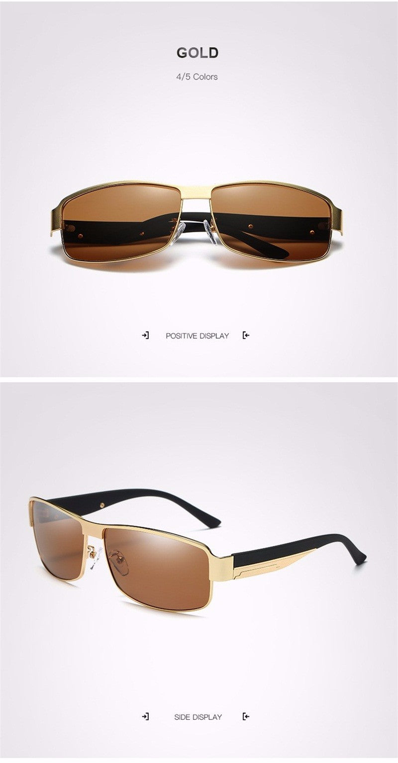 Alloy Frame Polarized Sunglasses