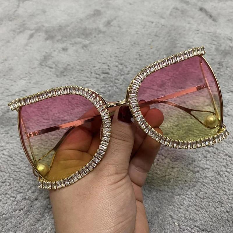 Luxury Half Frame Brand Designer Glasses
