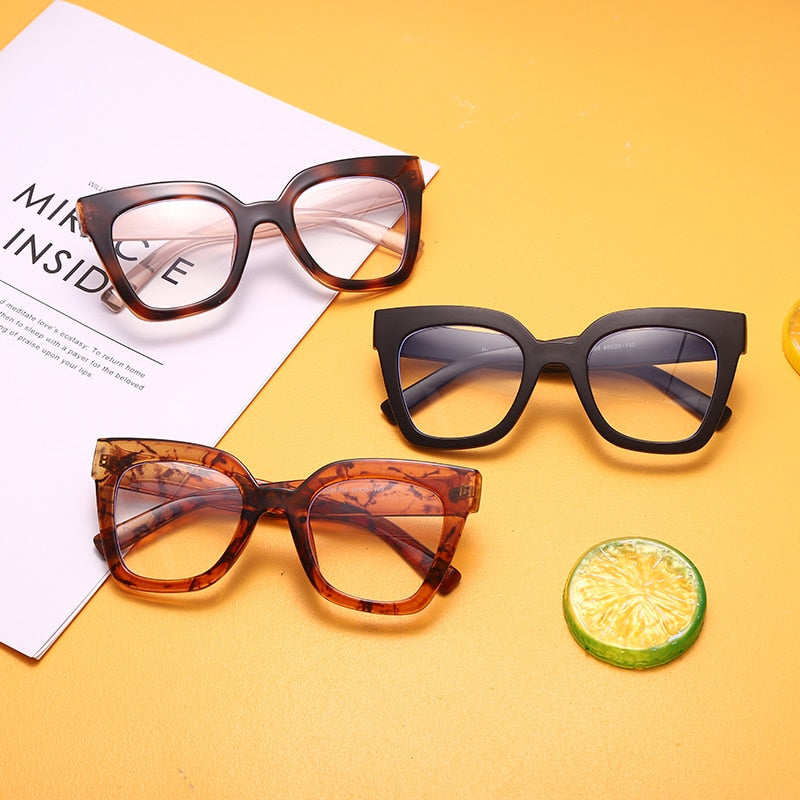 Cat Eye Square Optical Anti Blue Glasses Frames