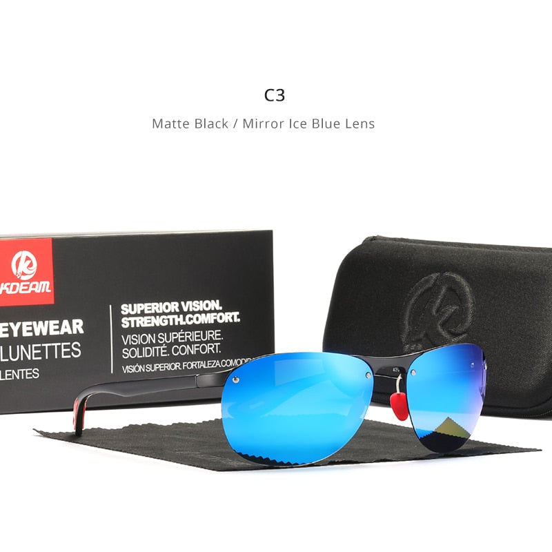 Rimless Oval Men's Sunglasses