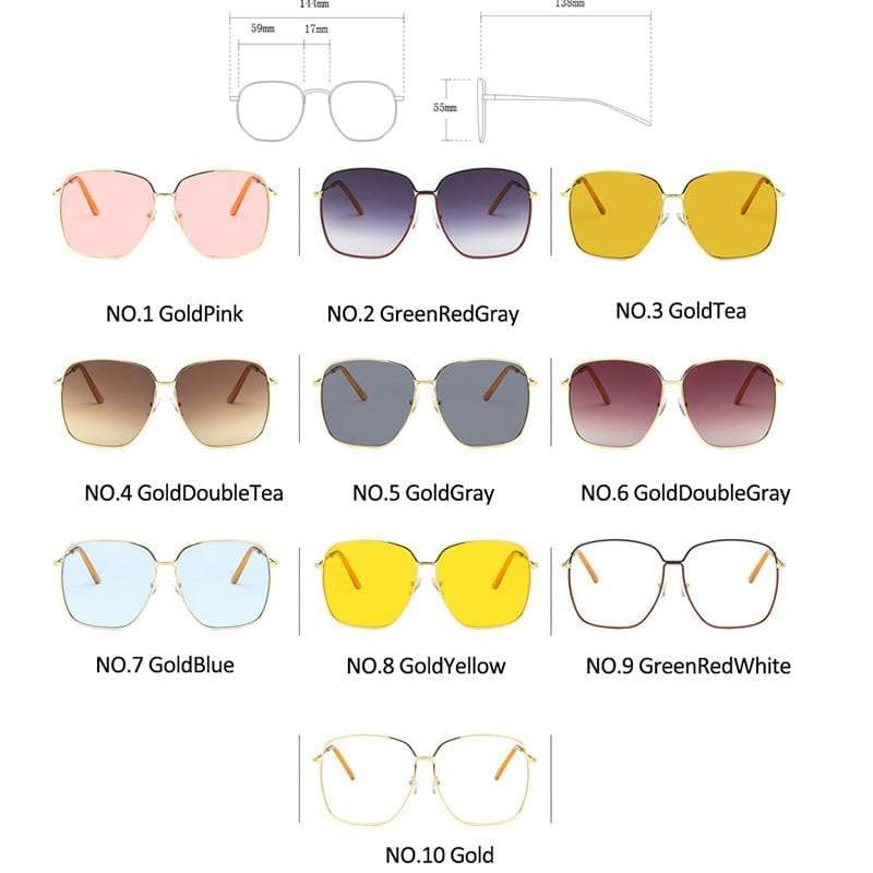 Fashion Metal Women Sunglasses