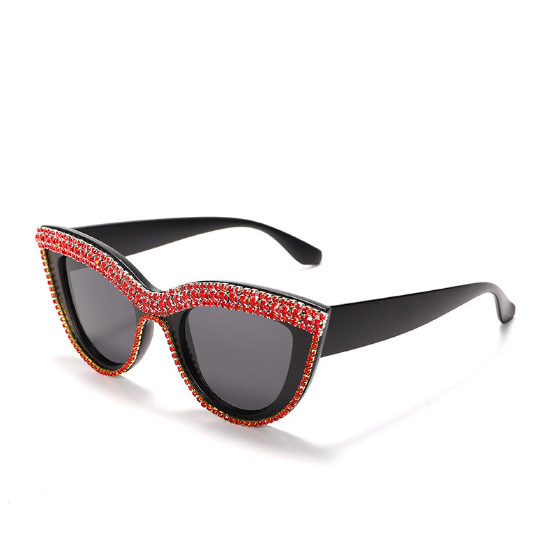 Luxury Cat Eye Diamond Sunglasses UV400