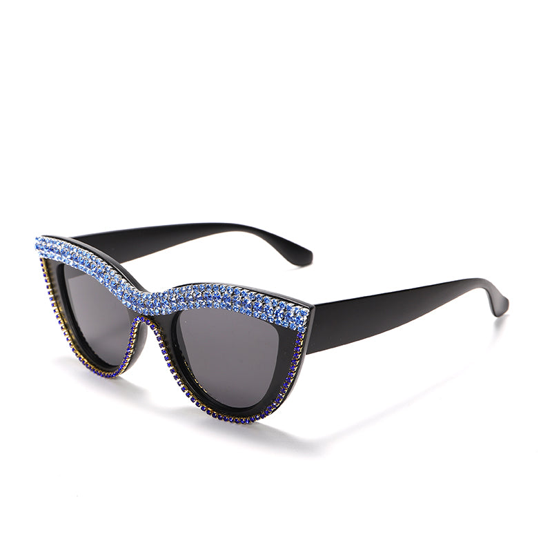 Luxury Cat Eye Diamond Sunglasses UV400