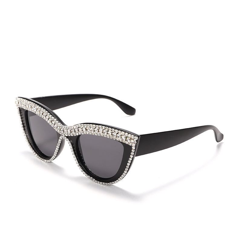 Luxury Cat Eye Diamond Sunglasses UV400