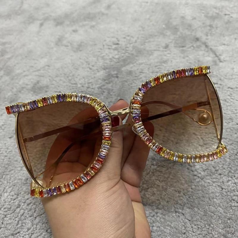 Luxury Half Frame Brand Designer Glasses