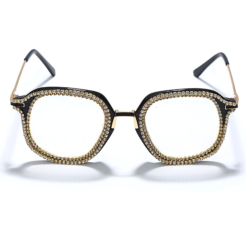 Luxury Rhinestone Frame Anti Blue Light Glasses