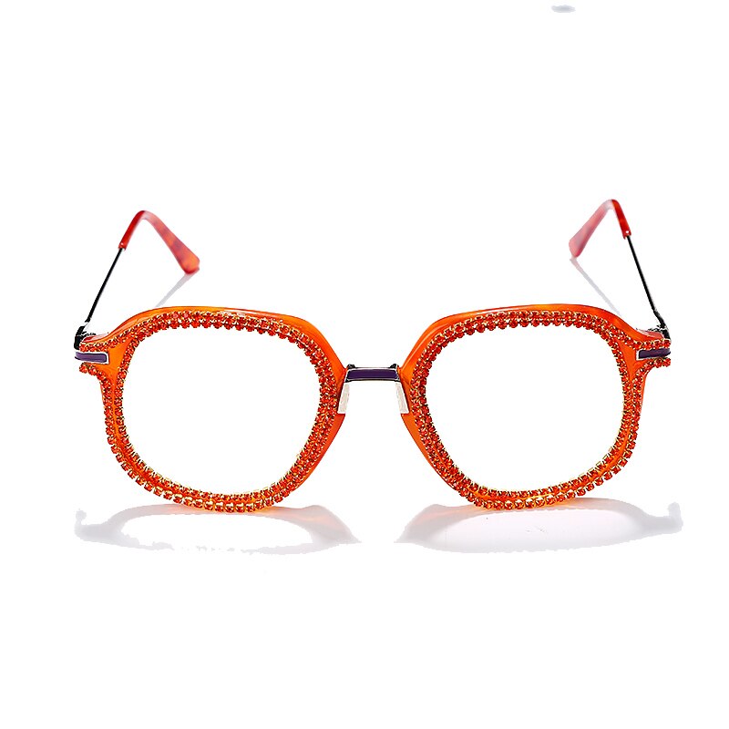 Luxury Rhinestone Frame Anti Blue Light Glasses