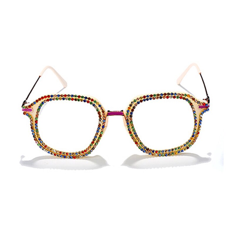 Luxury Rhinestone Frame Anti Blue Light Glasses