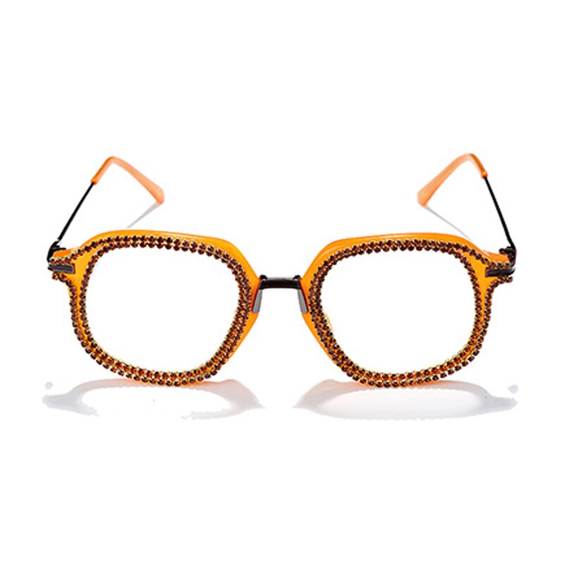 Luxury Rhinestone Frame Anti Blue Light Glasses