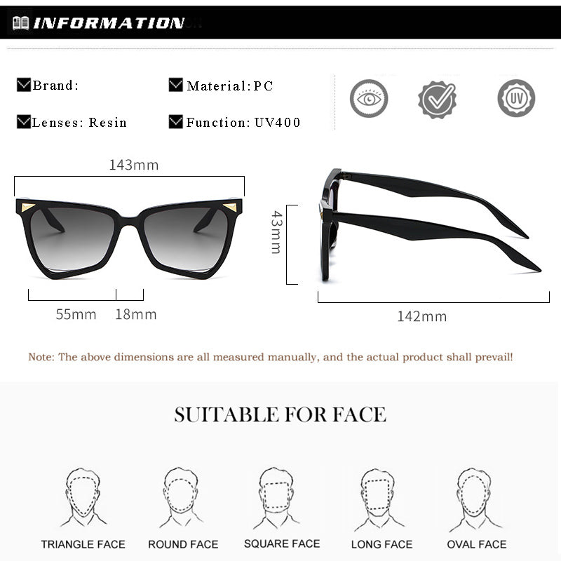 Fashion Cateye Sunglasses