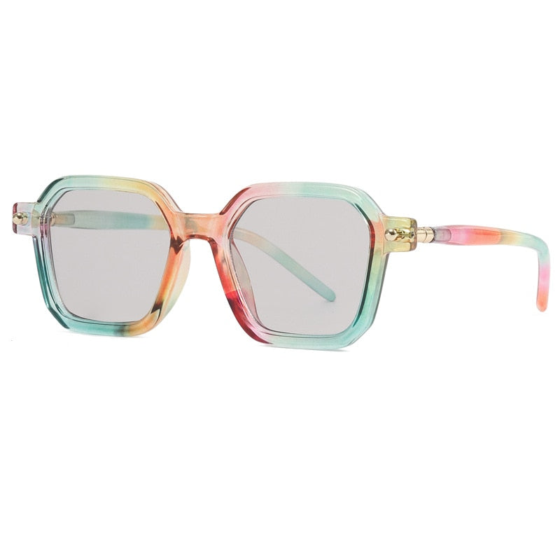 Fashion Retro Designer Square Sunglasses For Women Men
