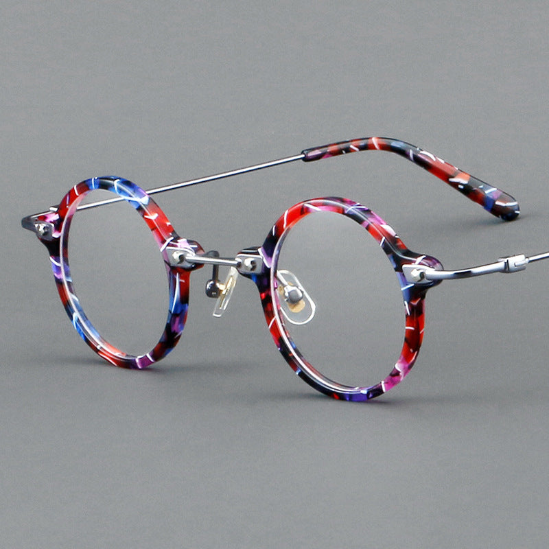 Botolf Vintage Round Acetate Glasses Frame