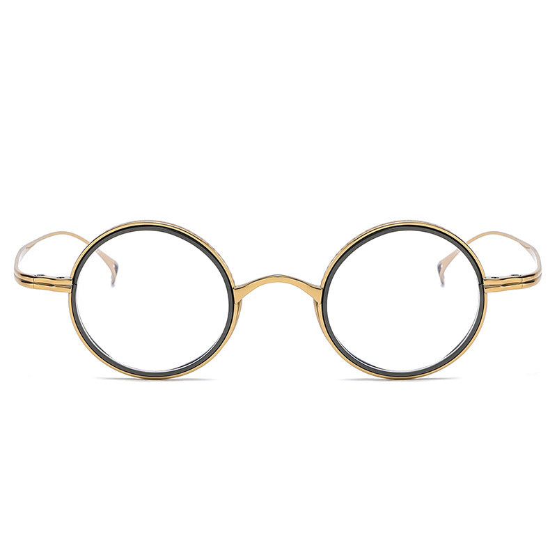 Draven Titanium Vintage Round Eyeglasses Frames
