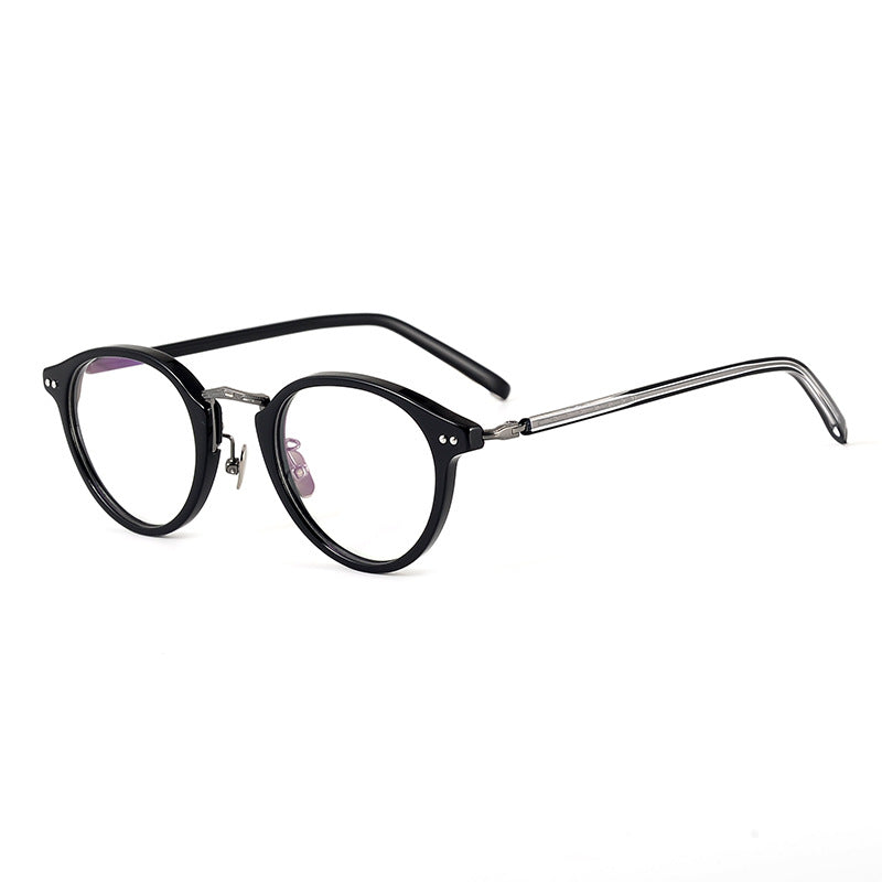 Titanium Round Glasses Frame 9096