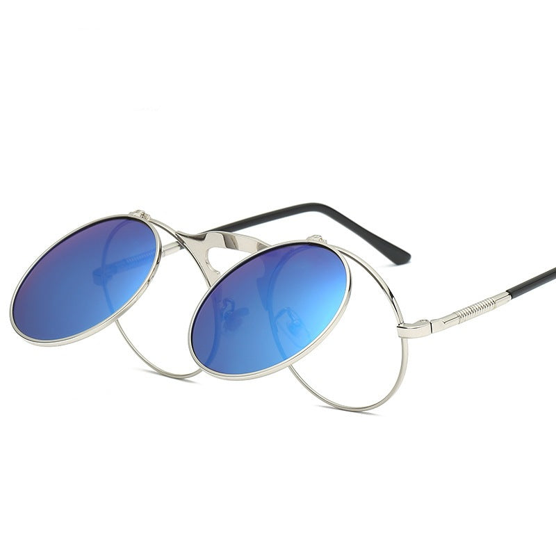 Double-layer flip uv protection sunglasses
