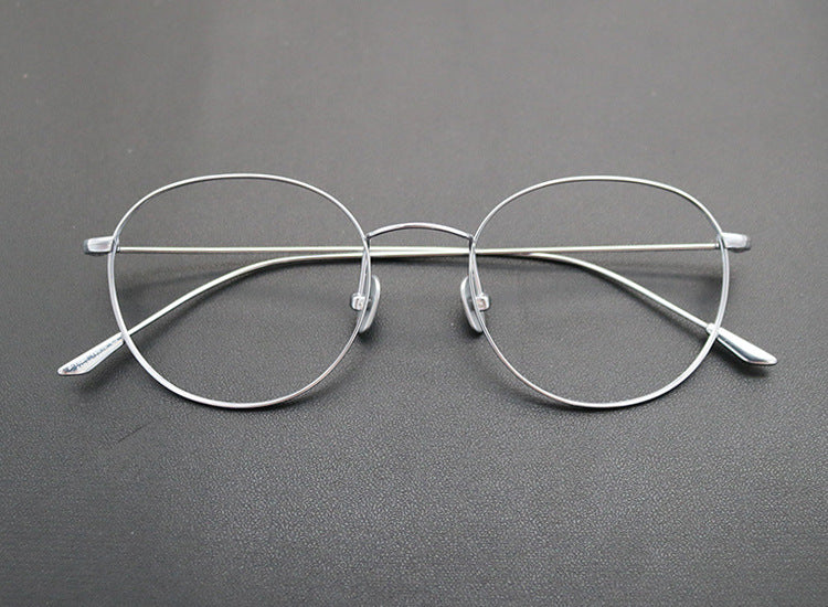 Titanium Round Glasses Frame 8193