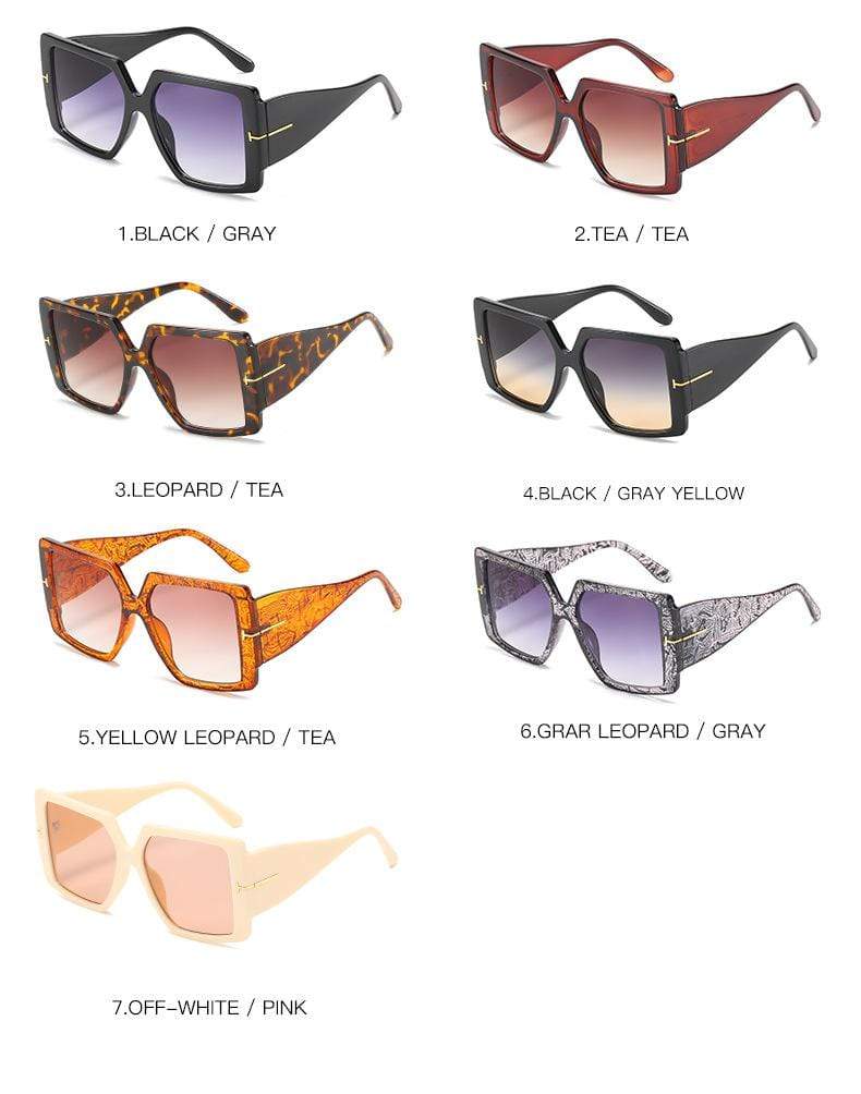Classic Oversized Square Sunglasses