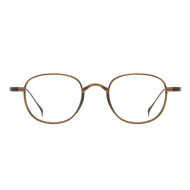 Titanium Vintage Oval Eyeglasses Frames ST8016